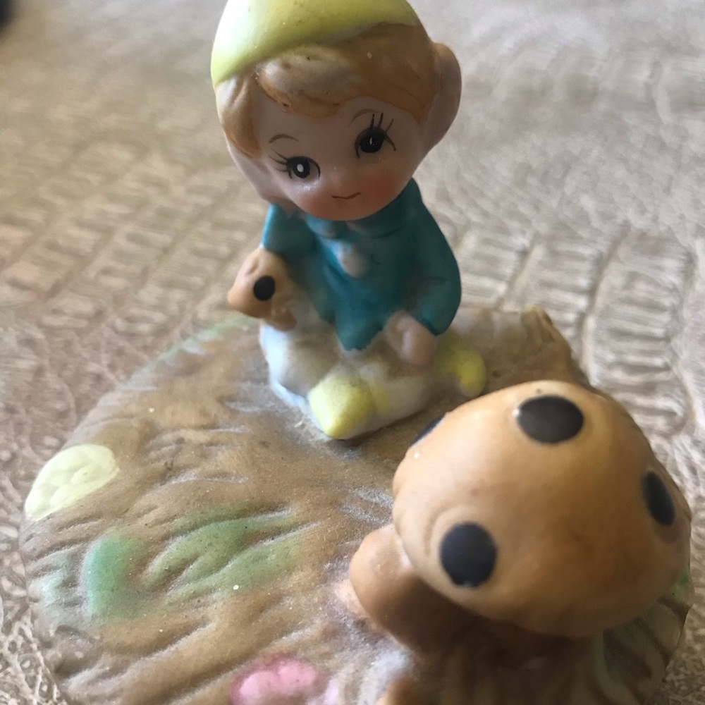 Vintage HOMECO Gnome Trinket Box